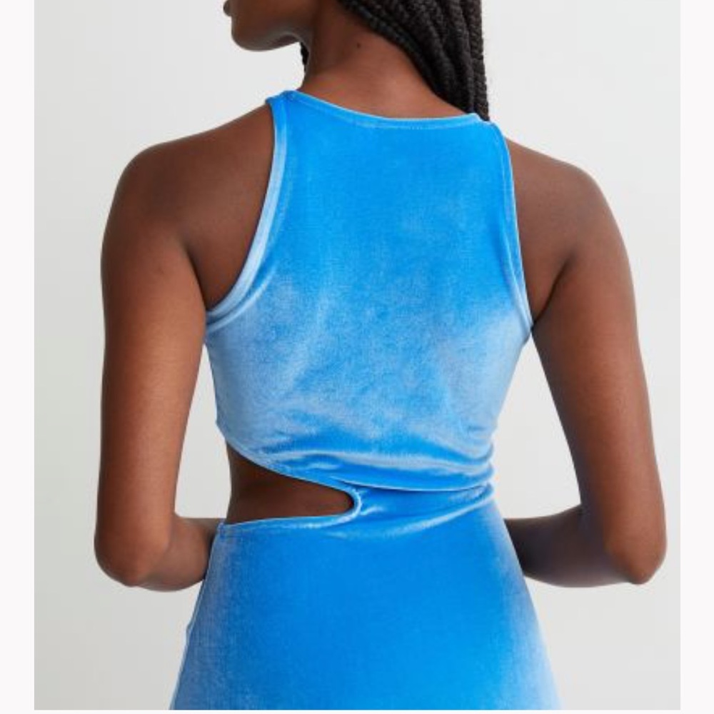VELOUR BODYCON DRESS - Picture 3 of 3